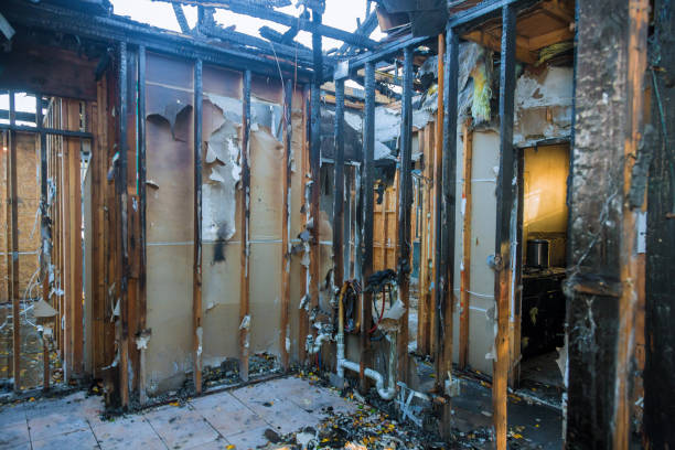 Professional Fire Damage Assessment technician working in Commerce City, CO